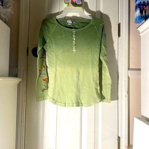 cute casual green top